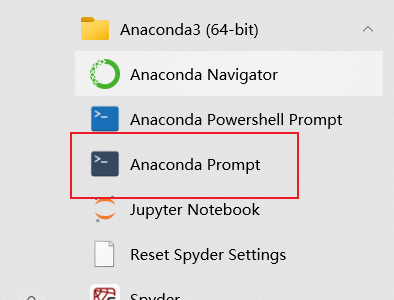 Anaconda Prompt
