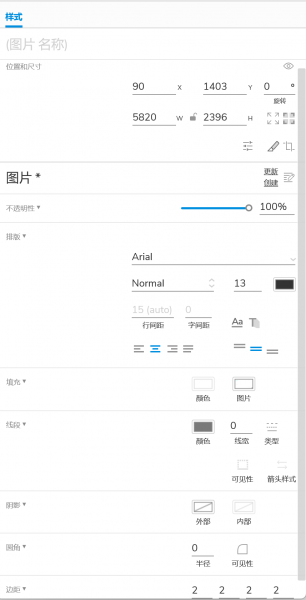 样式面板全貌
