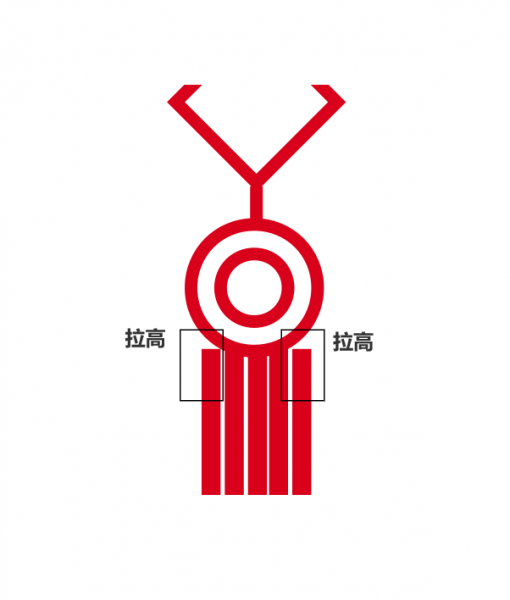 左右露出的线