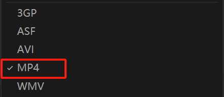 设置保存格式