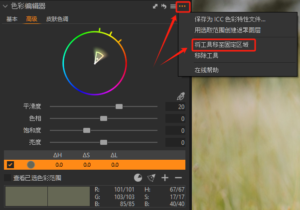 固定色彩编辑器