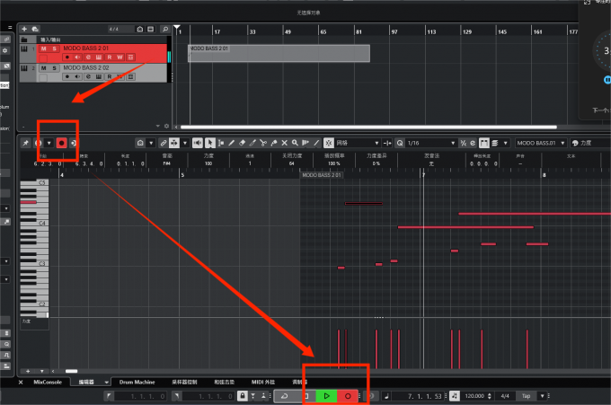 录制MIDI