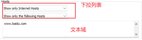 Filters的相关设置
