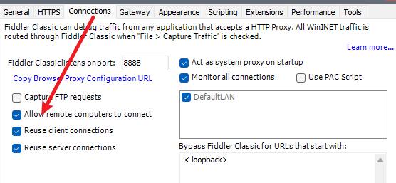 允许访问远程设备