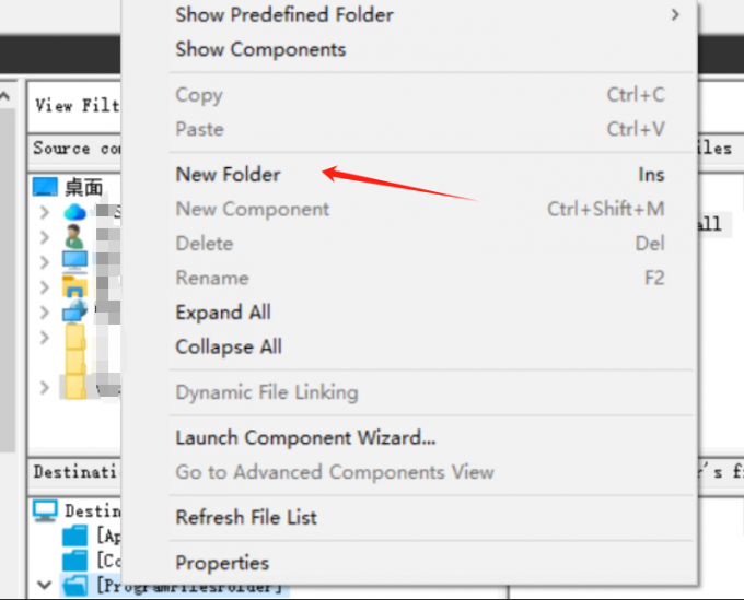 点击Files and Folders