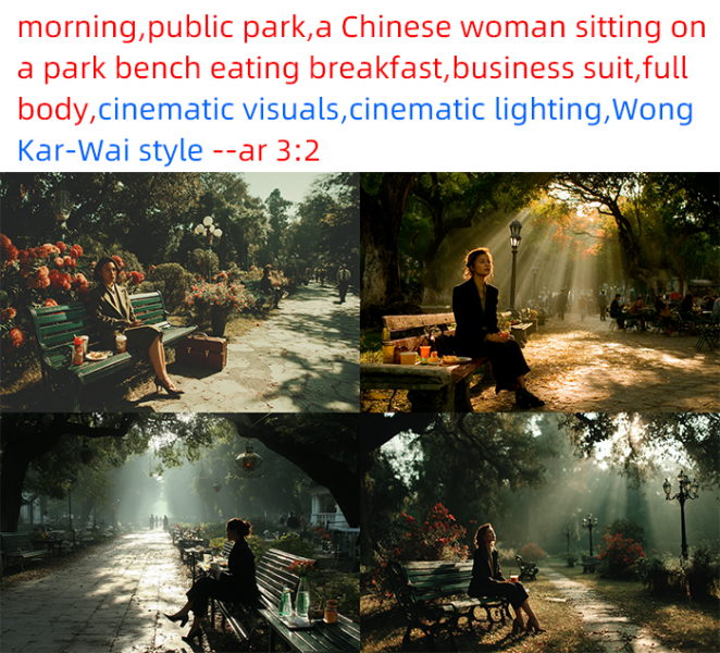 生成王家卫电影风格的图片