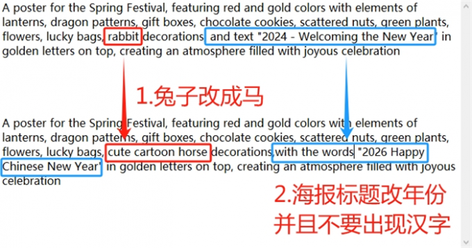 修改Prompt文本提示