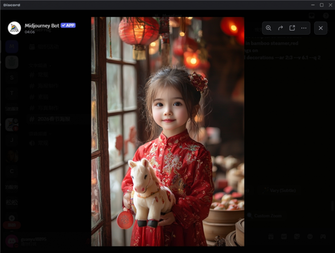 通过关键词生成2026春节海报