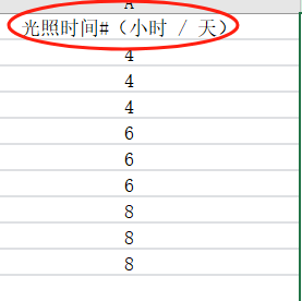表头设置