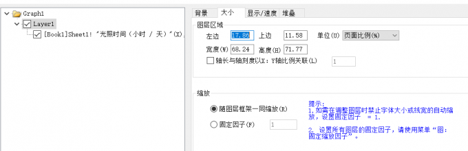 大小设置