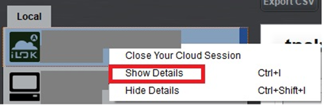 打开您的 Cloud Session