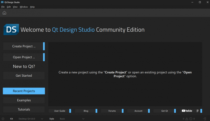 Qt Design Studio界面
