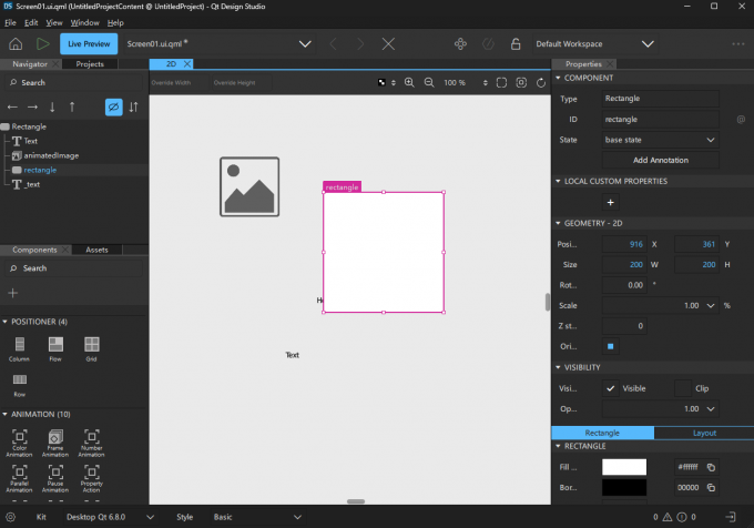 Qt Designer设计界面