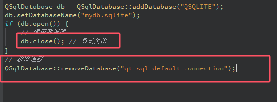 关闭断开数据库连接