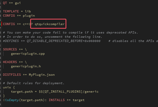 添加Qt Quick编译器