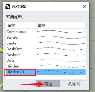选取线型