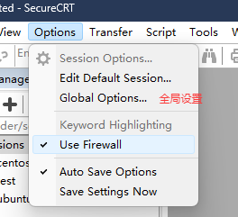 SecureCRT全局设置
