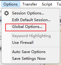 打开GlobalOptions