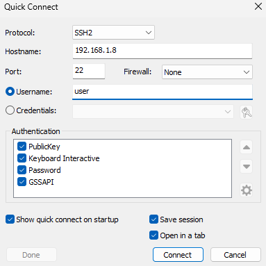 SSH2连接