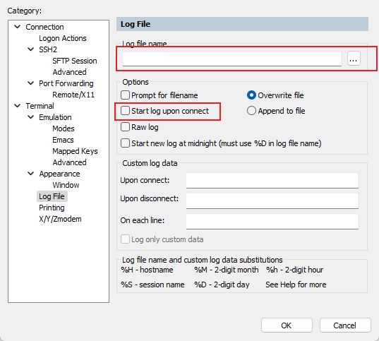 连接的时候就开始记录日志