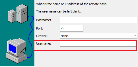 输入远程服务器的对应连接参数