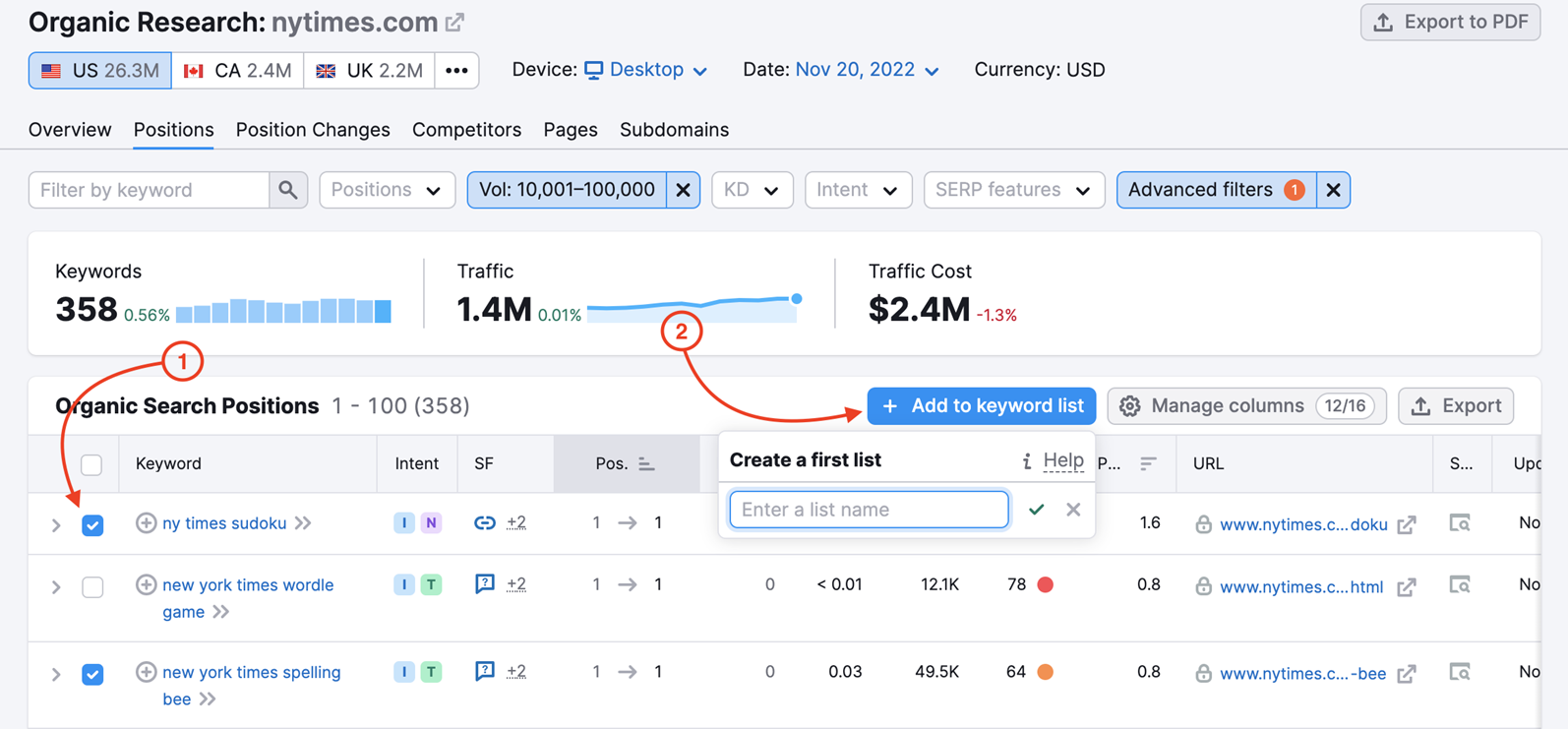 Semrush怎么挖掘关键词