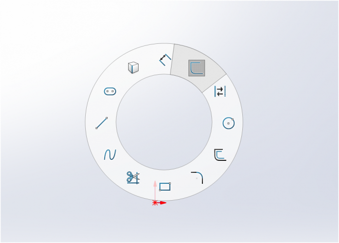 草图的鼠标笔势快捷键