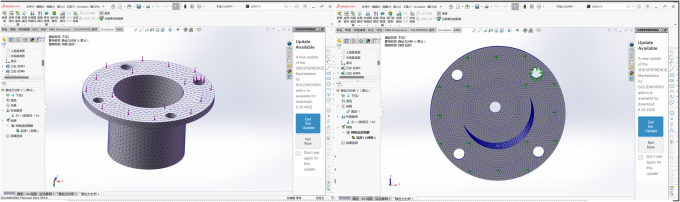 网格划分过大和过小情况