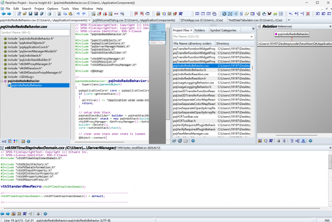 各个查看源码窗口