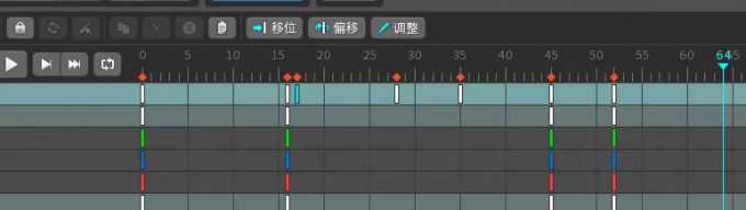 将帧拖拽到我们要分隔的位置