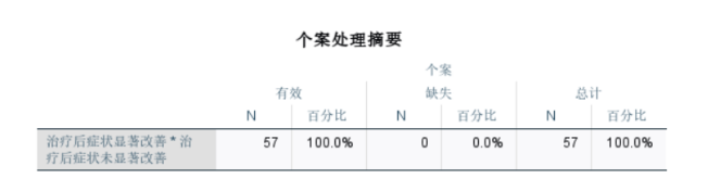 个案处理摘要