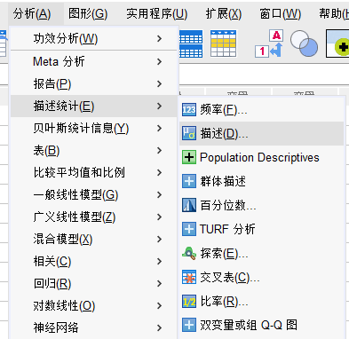 描述性分析