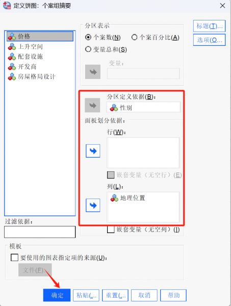 定义饼图