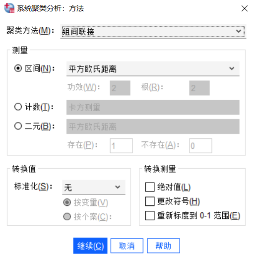 选择聚类方法