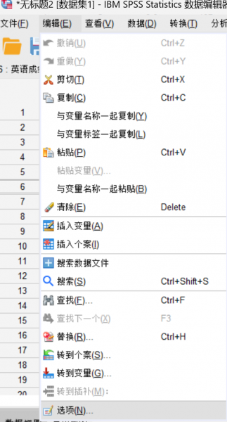 SPSS的设置