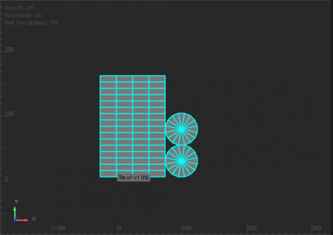 选中UV