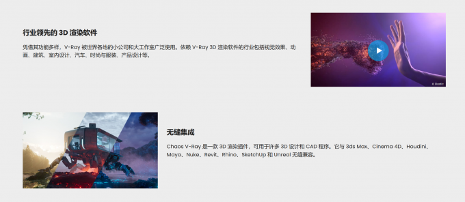 VRay渲染器的集成功能介绍