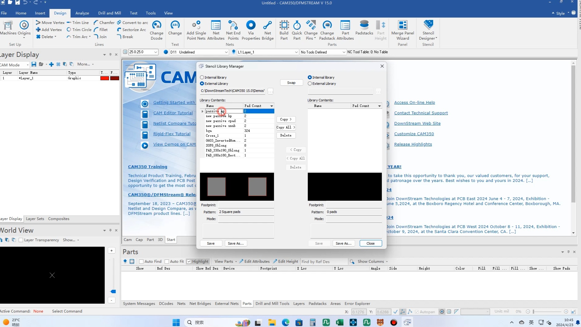 CAM350导入光绘文件闪退怎么办