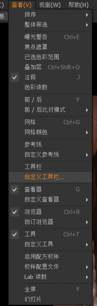 自定义工具栏