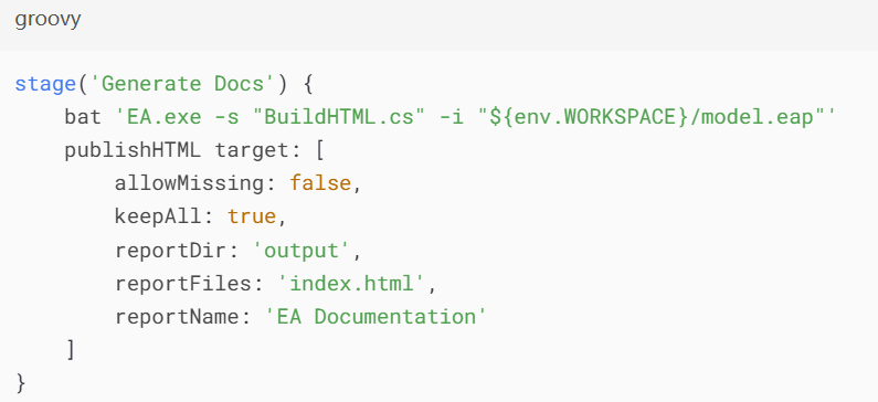 Enterprise Architect 如何生成HTML文档