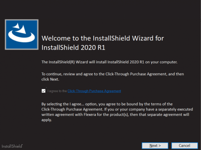 勾选用户许可协议