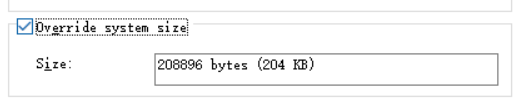 覆盖系统大小