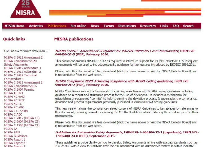 如何使用静态分析实现 MISRA 合规性