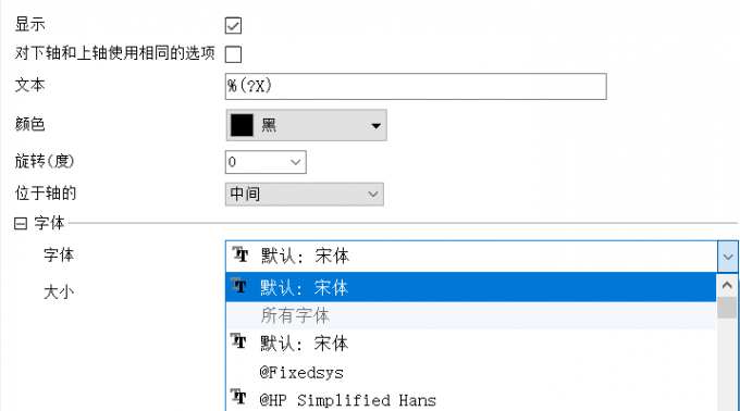 字体