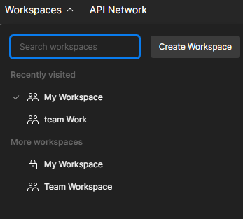 创建Workspace