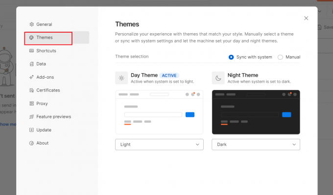 跟随系统主题变化
