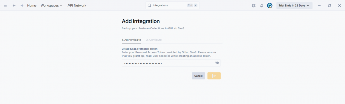 配置GitLab Token
