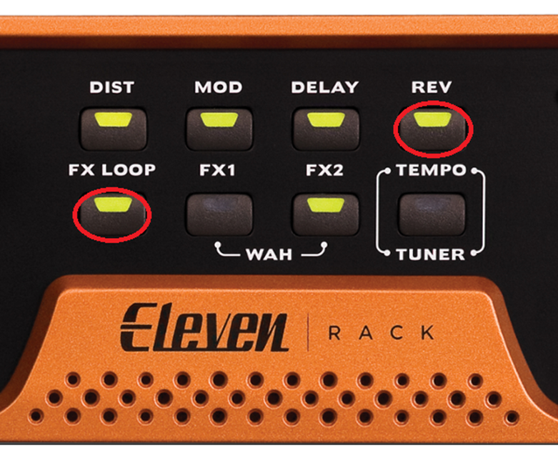 启动时按住 “Rev+FX Loop”