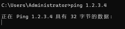 命令提示符界面