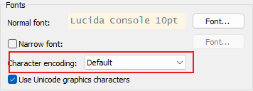 SecureCRT使用系统默认的编码